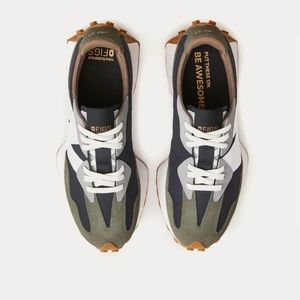 FIGS X NEW BALANCE 327 Milan Grey Low Top Sneakers